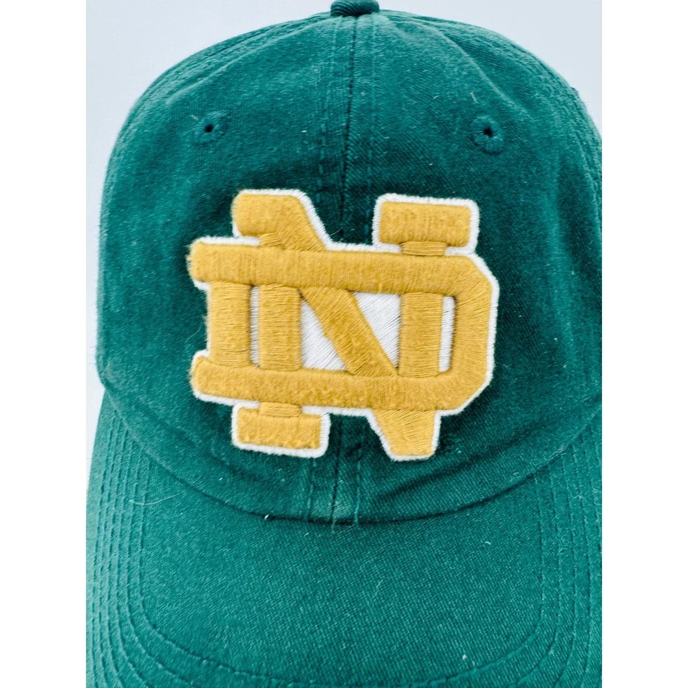 '47 Brand Notre Dame Fighting Irish Hat Mens OSFM Green Gold Shamrock Dad Cap